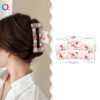 Wholesale Christmas Cartoon Print Hair Clips