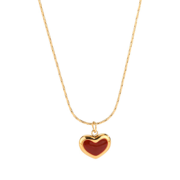O1CN015UBTzu1TAE9xkw1ed_2206494612341-0-cib Wholesale Simple French Heart Titanium Steel Necklace