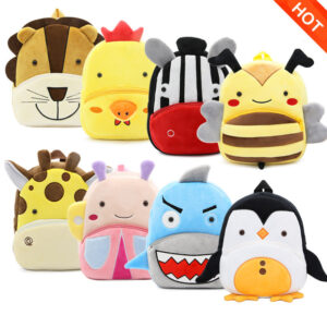 Wholesale Plush Cartoon Animal Kids Backpack