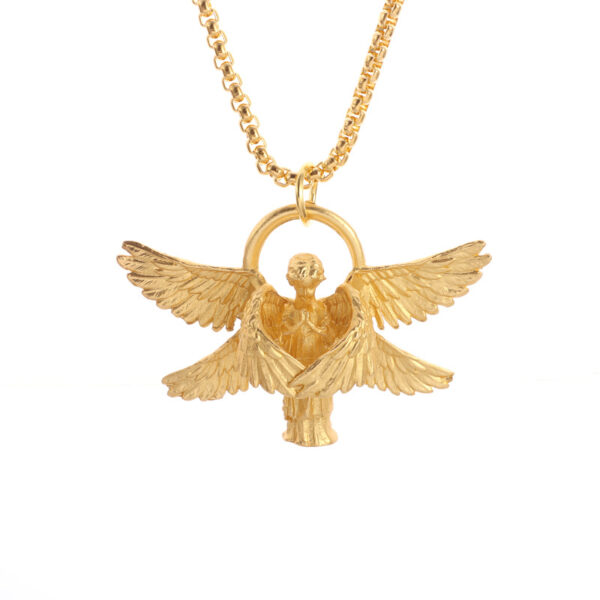 Wholesale Seraph Pendant Alloy Necklace