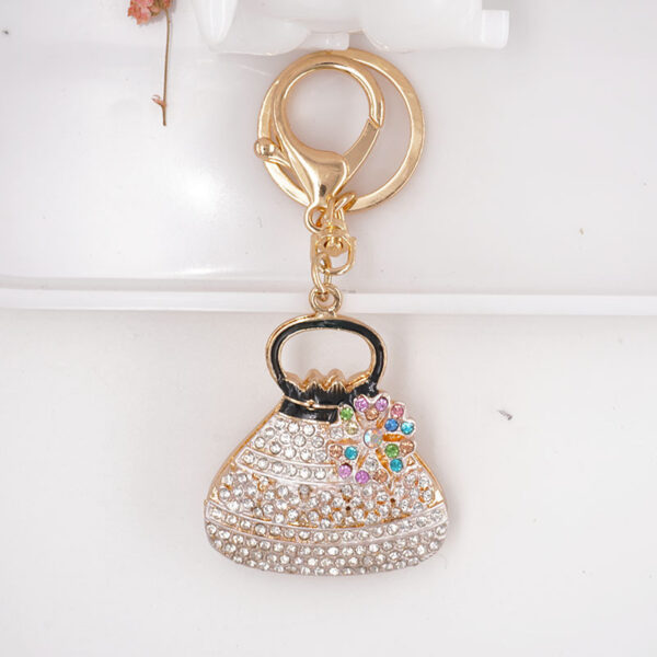 O1CN015YMX0M24ETKBcCPND_2208216907359-0-cib Wholesale Diamond Bag Shape Alloy Keychain