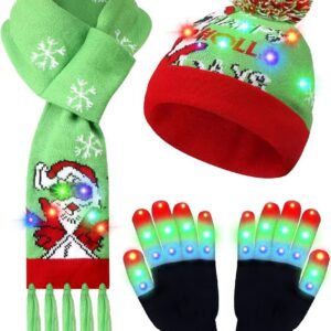 Finger Old Man Hat Scarf Set