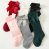 Wholesale Cotton Bow Loose Socks Baby Dress Socks