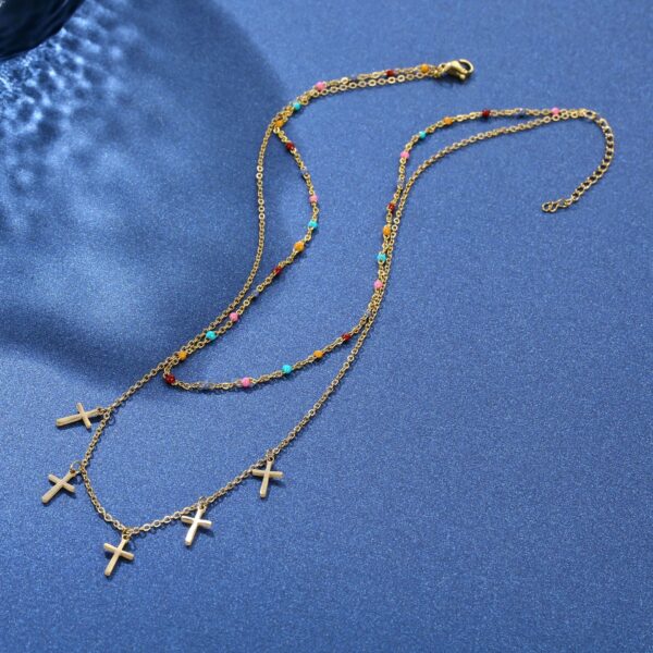 Wholesale Cross Stainless Steel Necklaces