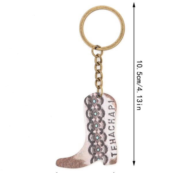 Wholesale of Zinc Alloy Keychains for Western Style Boots