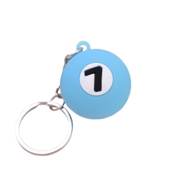 O1CN015deRWZ2H7EBUiRUdL_2209216879103-0-cib Wholesale Creative Billiards PVC Soft Rubber Keychains
