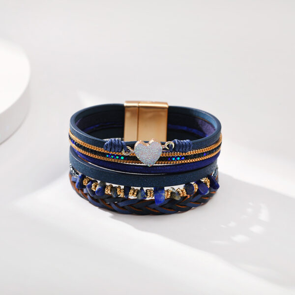 O1CN015eBxef2JGxonp49Qv_1871609395-0-cib Wholesale Love Retro Hand-woven Leather Multi-layer Diamond-encrusted Ethnic Style Gravel Bracelet