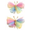 Wholesale Kids Mesh Butterfly Fabric Hair Clips Baby Supplies