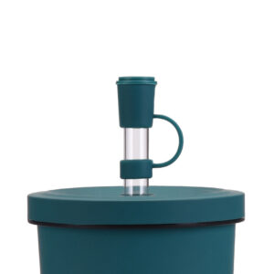 Glass green -830ML milk tea cup applicable