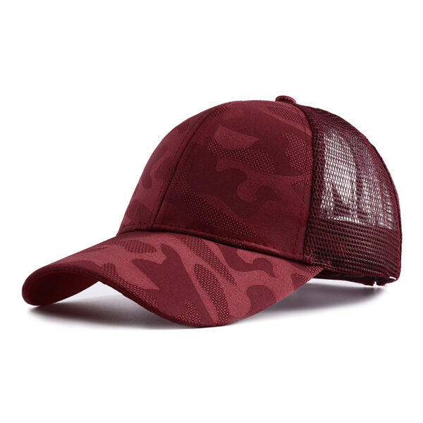 Wholesale Versatile Camouflage Sports Breathable Mesh Hard Top Baseball Cap