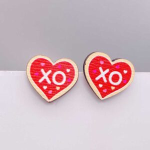 JE1199F / Wooden ear studs