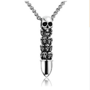 Skull + stainless steel chain