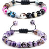 O1CN015l1M1O20kkp2T7ODW__3264826888-0-cib Wholesale 8mm Fire Agate Beaded Braid Adjustable Bracelet