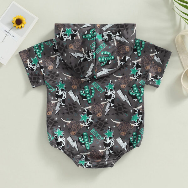 Wholesale Cotton Aztec Western Cowboy Style HOWDY Kids Onesies