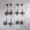 Wholesale Halloween Creative Spider Gothic Earrings