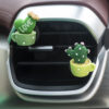 Wholesale Creative Cute Potted Plant Aromatherapy Clip Car Accessories