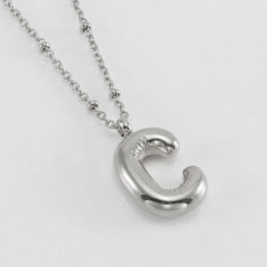 Steel letter C (with chain)