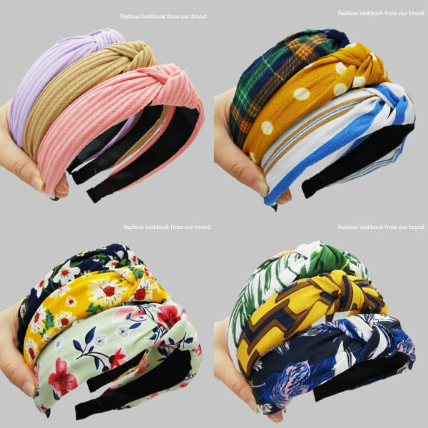 Wholesale Fabric Wide Edge Headband