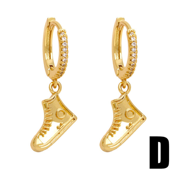 O1CN015y6ESv2JAYKh45usi_2926419381-0-cib Wholesale Slipper Umbrella Pendant Copper Earrings