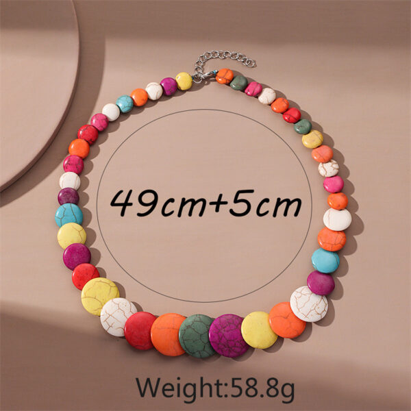 Wholesale Colorful Stone Creative Necklaces
