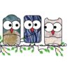 O1CN0160q6PQ2Gai2sDQpwW_2210379649032-0-cib Wholesale Owl Color Pendant Garden Decoration