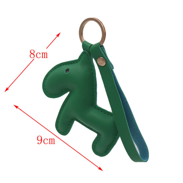 O1CN0162a9B72KfWg5hHoBB_2816159584-0-cib Wholesale of Green Pony PU Leather Keychains