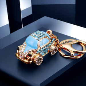 Cute Q version of the car Blue / Single OPP bag packaging