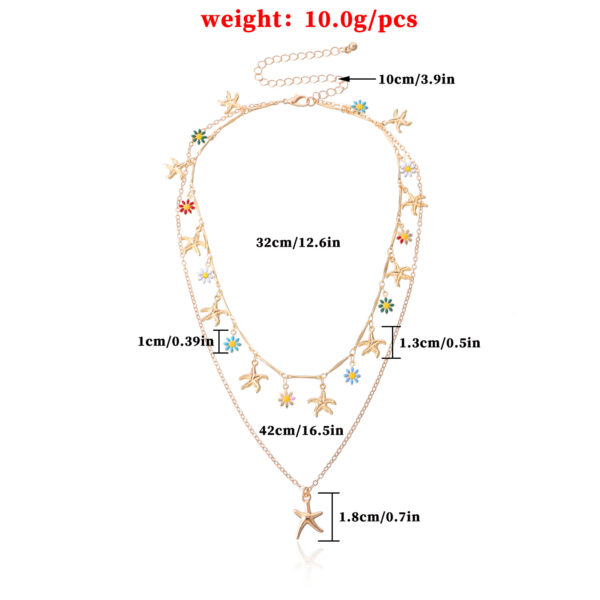 O1CN0165Nlme1SHiiG27M1Q_2269052222-0-cib Wholesale Starfish Pendant Alloy Necklaces