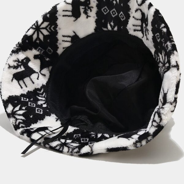 O1CN0165UKm12AbGq1zivEO_2496528221-0-cib Wholesale Cotton Christmas Deer Pattern Bucket Hat