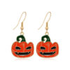 Wholesale Halloween Alloy Skull Earrings
