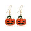 Wholesale Halloween Alloy Skull Earrings