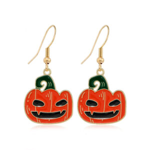 Wholesale Halloween Alloy Skull Earrings