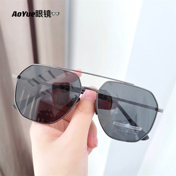 O1CN0166mZ3t1wBFe3C5H4b_2207701756269-0-cib Wholesale Metal Double Beam UV Resistant PC Sunglasses