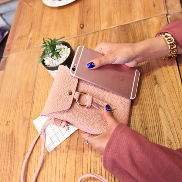 Wholesale PU Shoulder Messenger Phone Bag