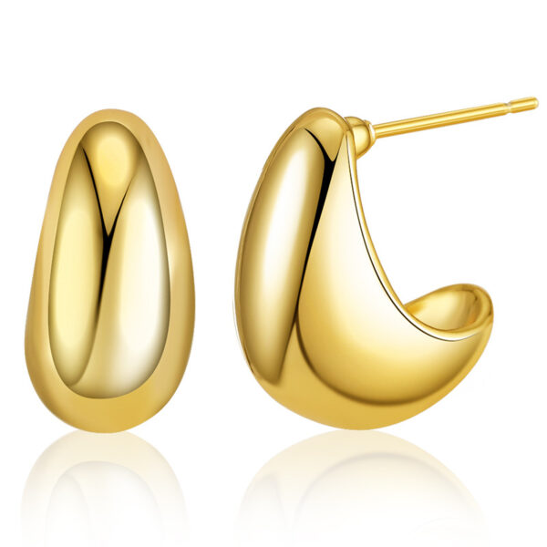 O1CN0168PAcU1EhSQ2NsCE4_2210915660383-0-cib Wholesale C Shape Pea Gold Plated Earrings