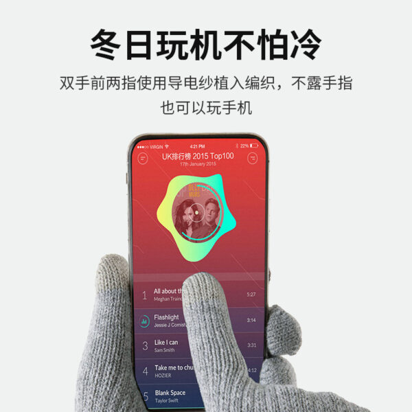 O1CN0169CO612Gd07veqlyu_2448359037-0-cib Wholesale Winter Velvet Thickened Knitted Wool Touch Screen Gloves