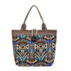 Wholesale Canvas Aztec Pattern Tote Bag