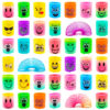 Wholesale Smiling Face Folding Rainbow Circle Plastic Toys