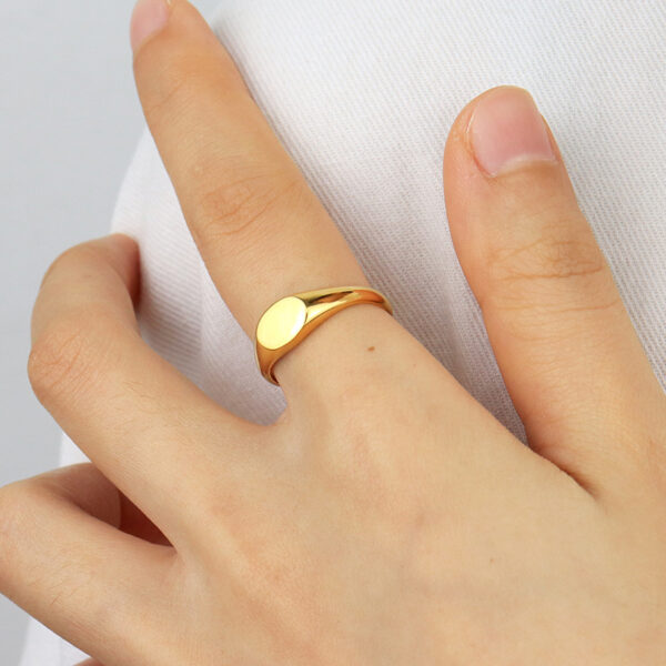 Wholesale Diamond Stainless Steel Titanium Steel Ring