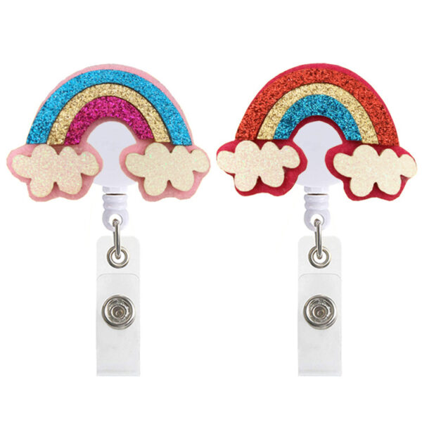 Wholesale ABS Rainbow Telescoping Keychain