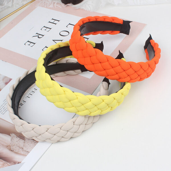 O1CN016COy2s1DDOod08HlQ_1735150182-0-cib Wholesale Twist Braid Wide-brimmed Hairband Solid Color Headband