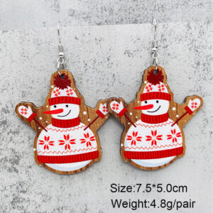 JE1113Q / Wooden earrings