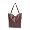 O1CN016E4vfv1ojaYzbKi4j_2215635735261-0-cib Wholesale Vintage Waxed Soft Leather Large Capacity Casual Tote Bag