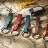 Wholesale Vintage Handmade DIY Leather Keychain