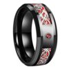 Wholesale Zircon Inlaid Titanium Steel Ring