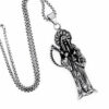 O1CN016HX1M71de8DnWCxAH_2249443760-0-cib-1 Wholesale Reaper Sickle Necklace Pendant Vintage Punk Alloy Necklaces