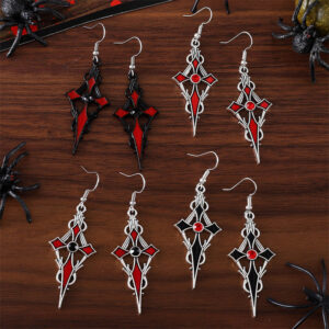 O1CN016K1muz2AdZ078LCa2__2207964798226-0-cib Wholesale Halloween Pointed Cross Vampire Necklace