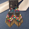 Wholesale Vintage Tassels Alloy Earrings