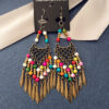 Wholesale Vintage Tassels Alloy Earrings