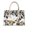 Wholesale PU New Flower Cow Women's Leather Shoulder Bag Handbag